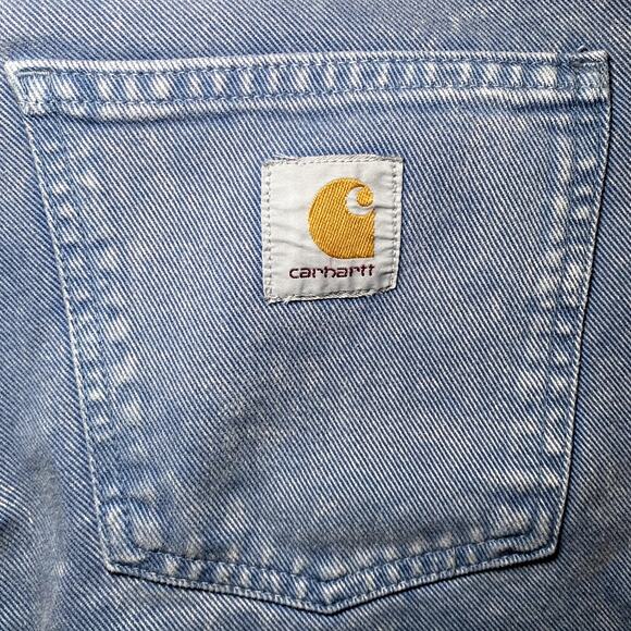 Carhartt - Light Wash Tapered Fit Men's Jeans - Picture 5 of 10